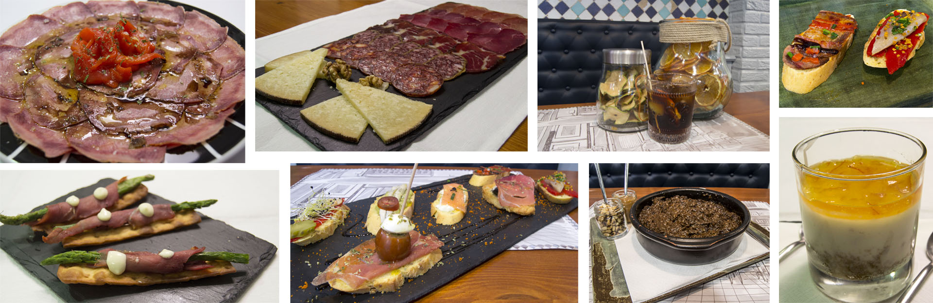 Tapas, picoteo y postres