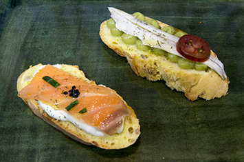 Salmon con verduras